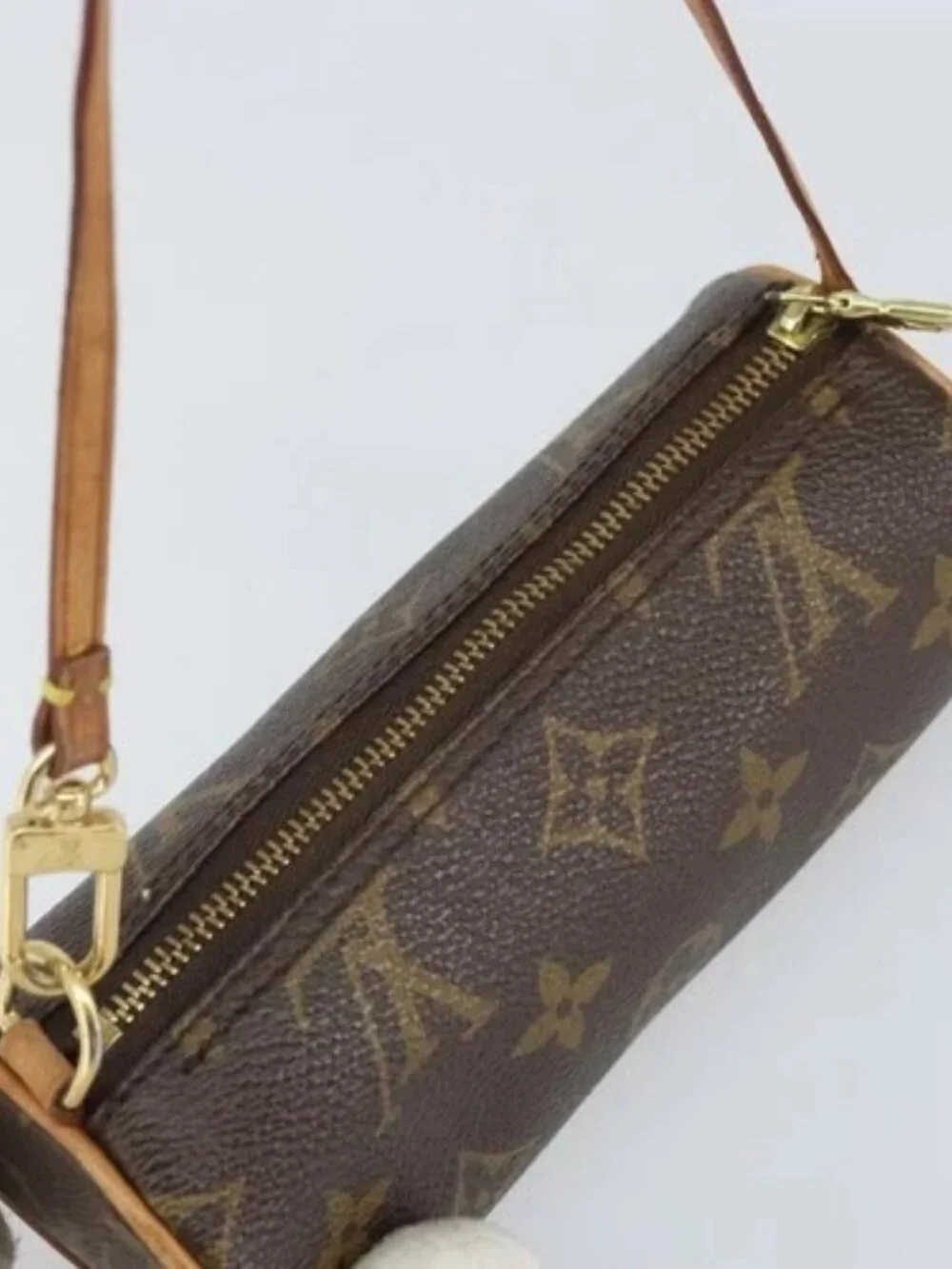 LOUIS VUITTON Monogram Papillon Pouch LV Auth - Picture 6 of 16